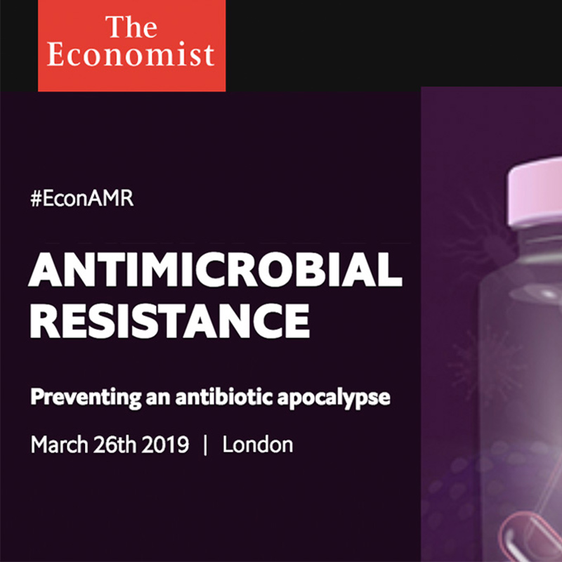 Join us at The Economist Antimicrobial Resistance Summit on 26.03.2019 in London