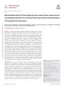 Rapid delineation of Acinetobacter baumannii dose responses to, PDF